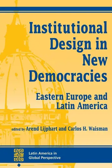 Cover of Institutional Design in New Democracies