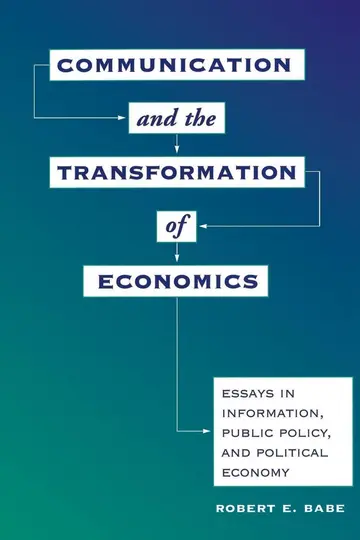 Cover of Communication and the Transformation of Economics