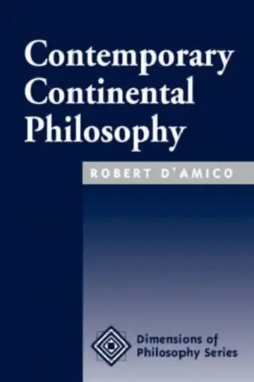 Cover of Contemporary Continental Philosophy