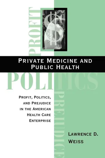 Cover of Private Medicine and Public Health
