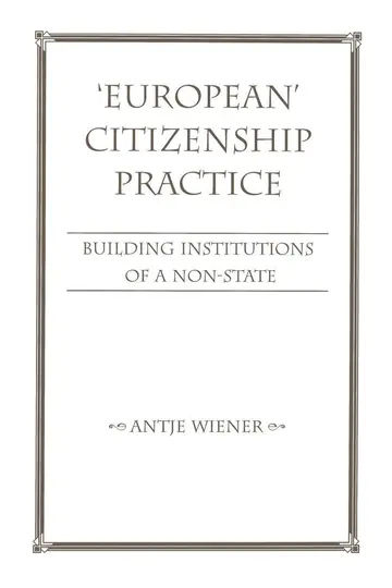 Cover of 'European' Citizenship Practice