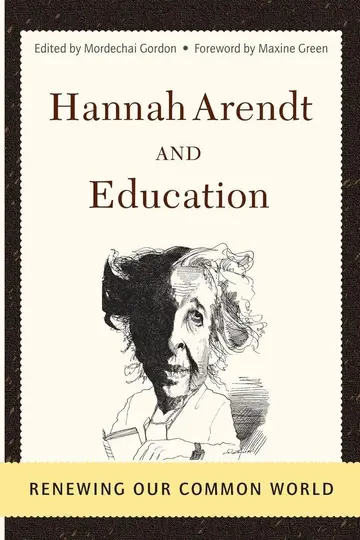 Cover of Hannah Arendt and Education