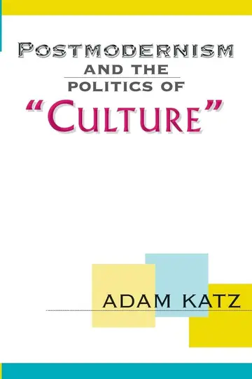 Cover of Postmodernism and the Politics of 'Culture'