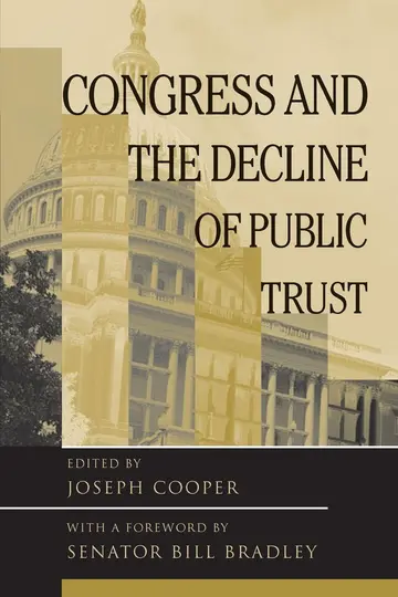 Cover of Congress and the Decline of Public Trust