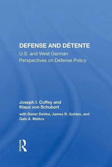 Cover of Defense and Detente