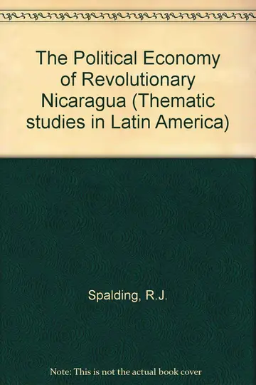 Cover of The Political Economy of Revolutionary Nicaragua