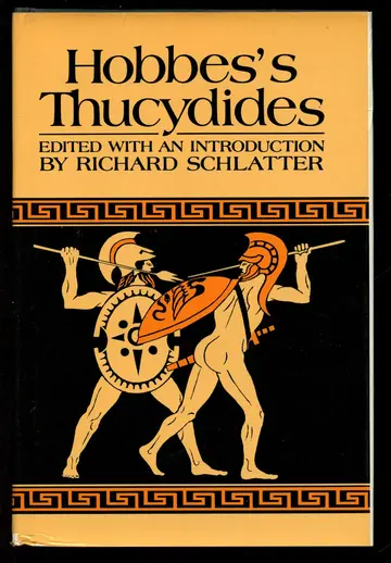 Cover of Hobbes's Thucydides