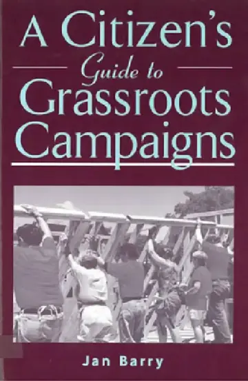 Cover of A Citizen's Guide to Grassroots Campaigns