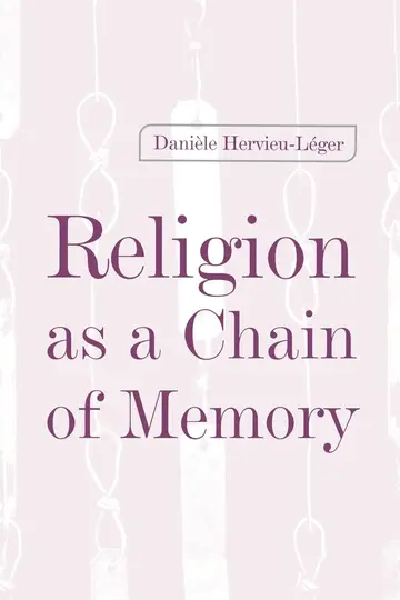 Cover of Religion as a Chain of Memory