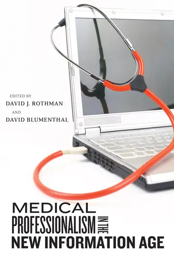 Cover of Medical Professionalism in the New Information Age