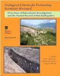 Cover of Geological Criteria for Evaluating Seismicity Revisited