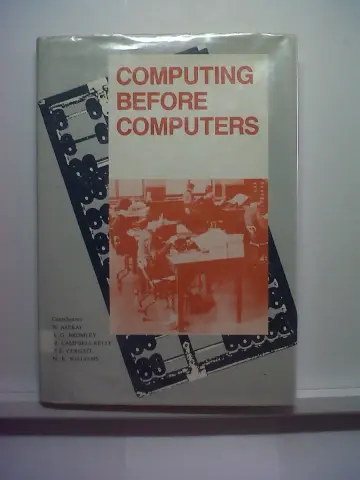 Cover of Computing Before Computers