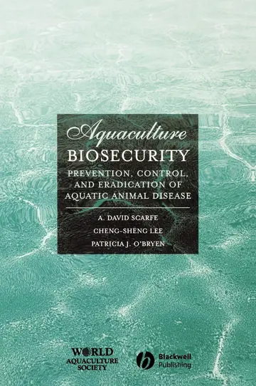 Cover of Aquaculture Biosecurity Prevention Control and Eradication of Aquatic Animal Disease (hb 2005)