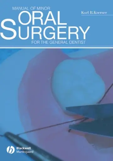 Cover of Manual of Minor Oral Surgery for the General Dentist