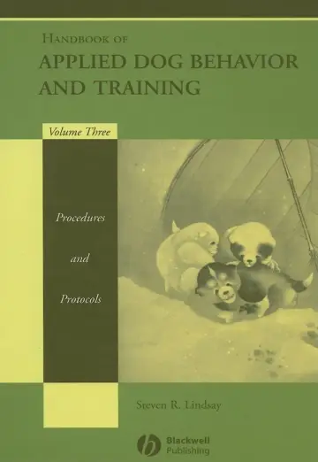 Cover of Handbook of Applied Dog Behavior and Training