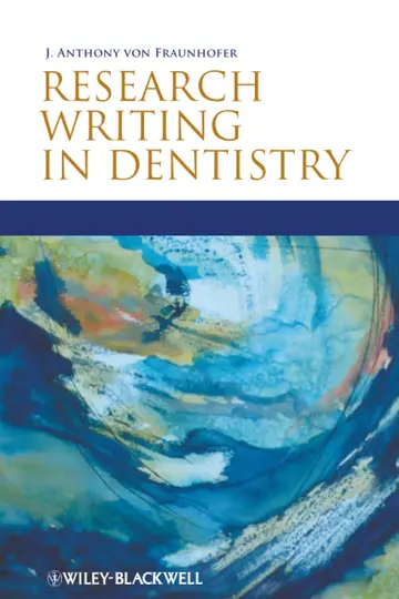 Cover of Research Writing in Dentistry