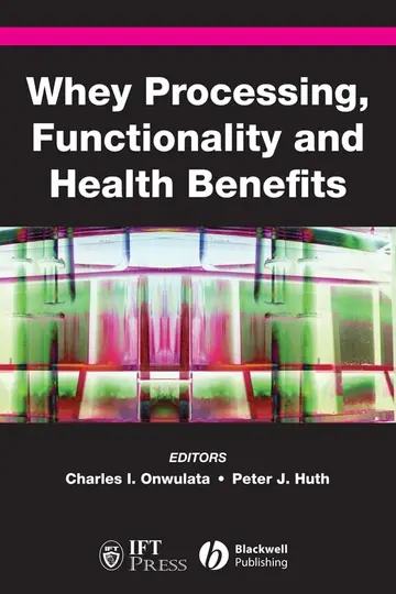 Cover of Whey Processing, Functionality and Health Benefits