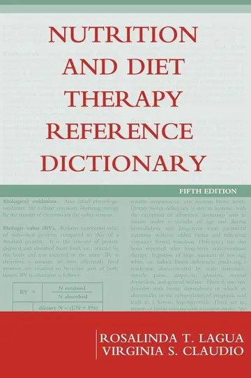 Cover of Nutrition and Diet Therapy Reference Dictionary