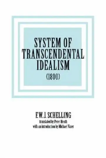 Cover of System of Transcendental Idealism (1800)