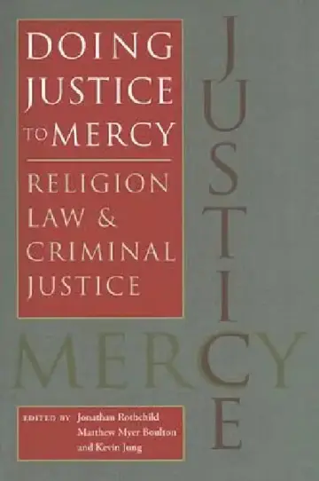 Cover of Doing Justice to Mercy
