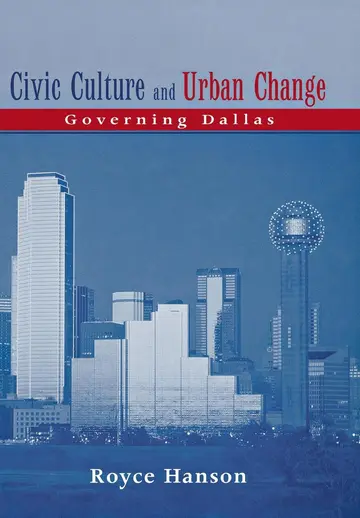 Cover of Civic Culture and Urban Change