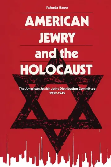 Cover of American Jewry and the Holocaust