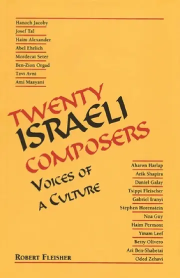 Cover of Twenty Israeli Composers