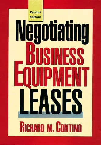 Cover of Negotiating Business Equipment Leases