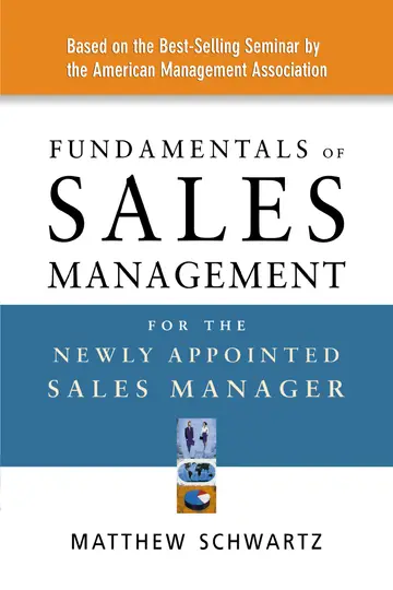 Cover of Fundamentals of Sales Management for the Newly Appointed Sales Manager