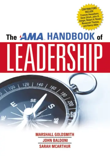 Cover of The AMA Handbook of Leadership