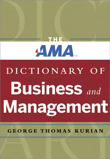 Cover of The AMA Dictionary of Business and Management