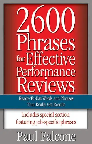 Cover of 2600 Phrases for Effective Performance Reviews