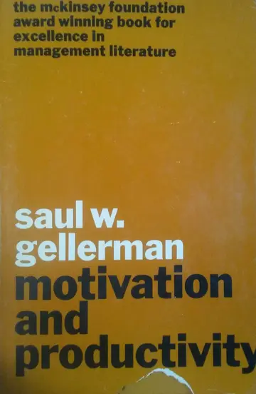 Cover of Motivation and Productivity