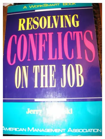Cover of Resolving Conflicts on the Job