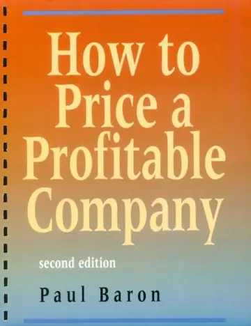 Cover of How to Price a Profitable Company