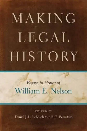 Cover of Making Legal History