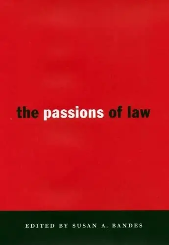 Cover of The Passions of Law
