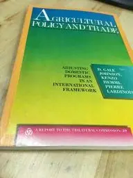 Cover of Agricultural Policy and Trade