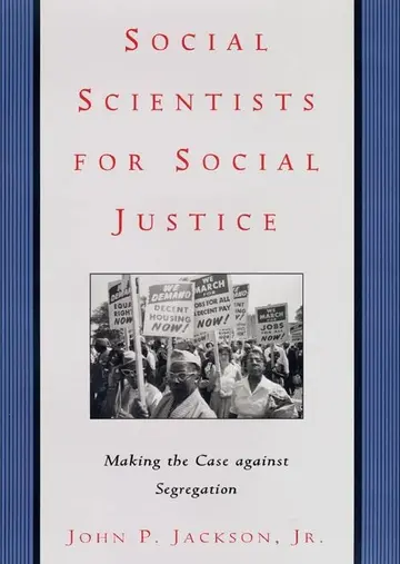 Cover of Social Scientists for Social Justice