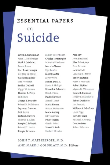 Cover of Essential Papers on Suicide