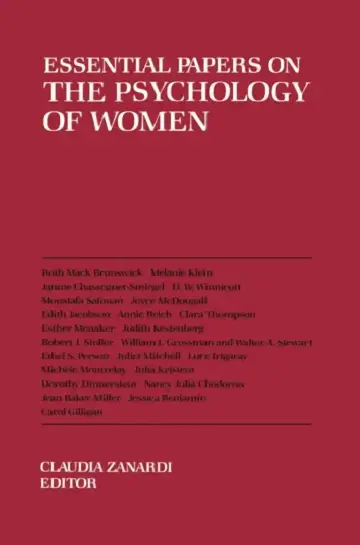 Cover of Essential Papers on the Psychology of Women
