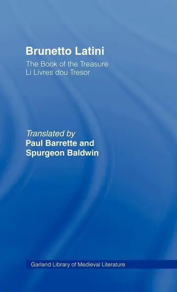 Cover of Brunetto Latini