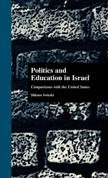 Cover of Politics and Education in Israel