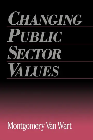 Cover of Changing Public Sector Values