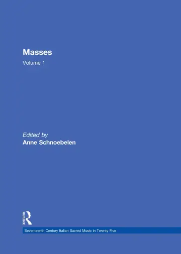 Cover of Masses by Gasparo Villani, Alessandro Grandi, Pietro Lappi, and Benivoglio Lev