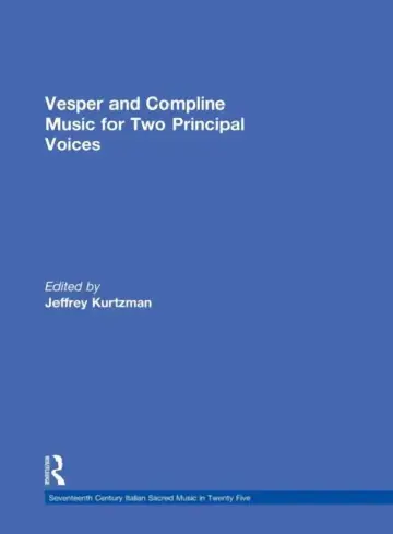 Cover of Vesper and Compline Music for Two Principal Voices