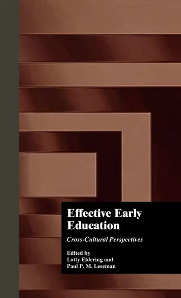 Cover of Effective Early Education