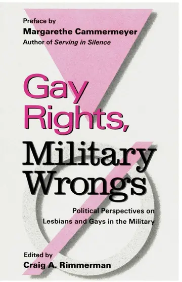 Cover of Gay Rights, Military Wrongs