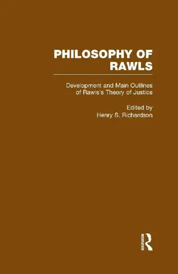 Cover of Development and Main Outlines of Rawls's Theory of Justice