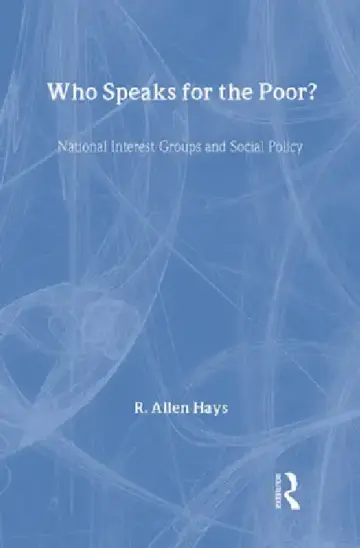 Cover of Who Speaks for the Poor?